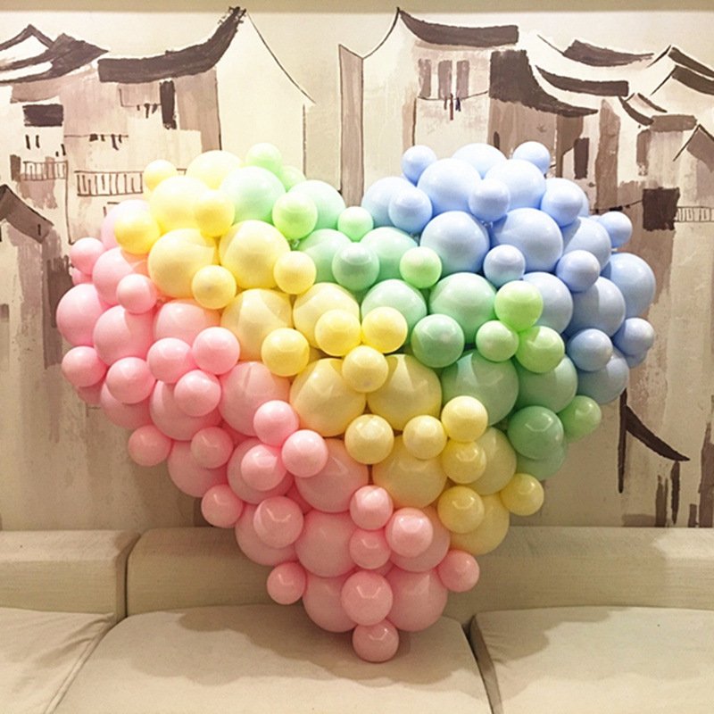 10-Inch Macaron Pastel Latex Balloons Pack of 100 available in 9 colours - Image 12