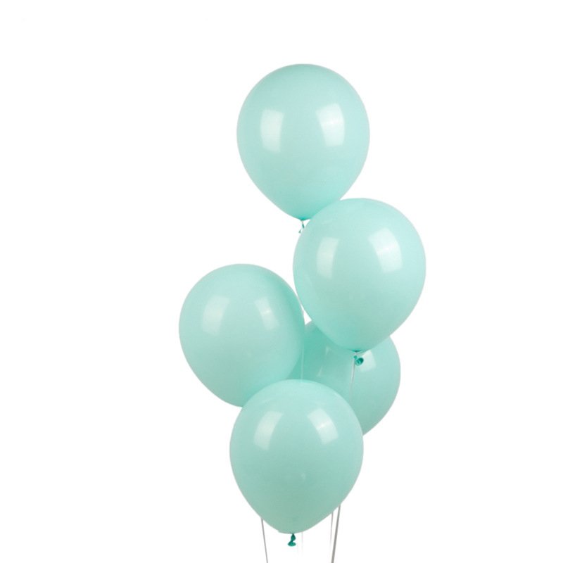10-Inch Macaron Pastel Latex Balloons Pack of 100 available in 9 colours - Image 2
